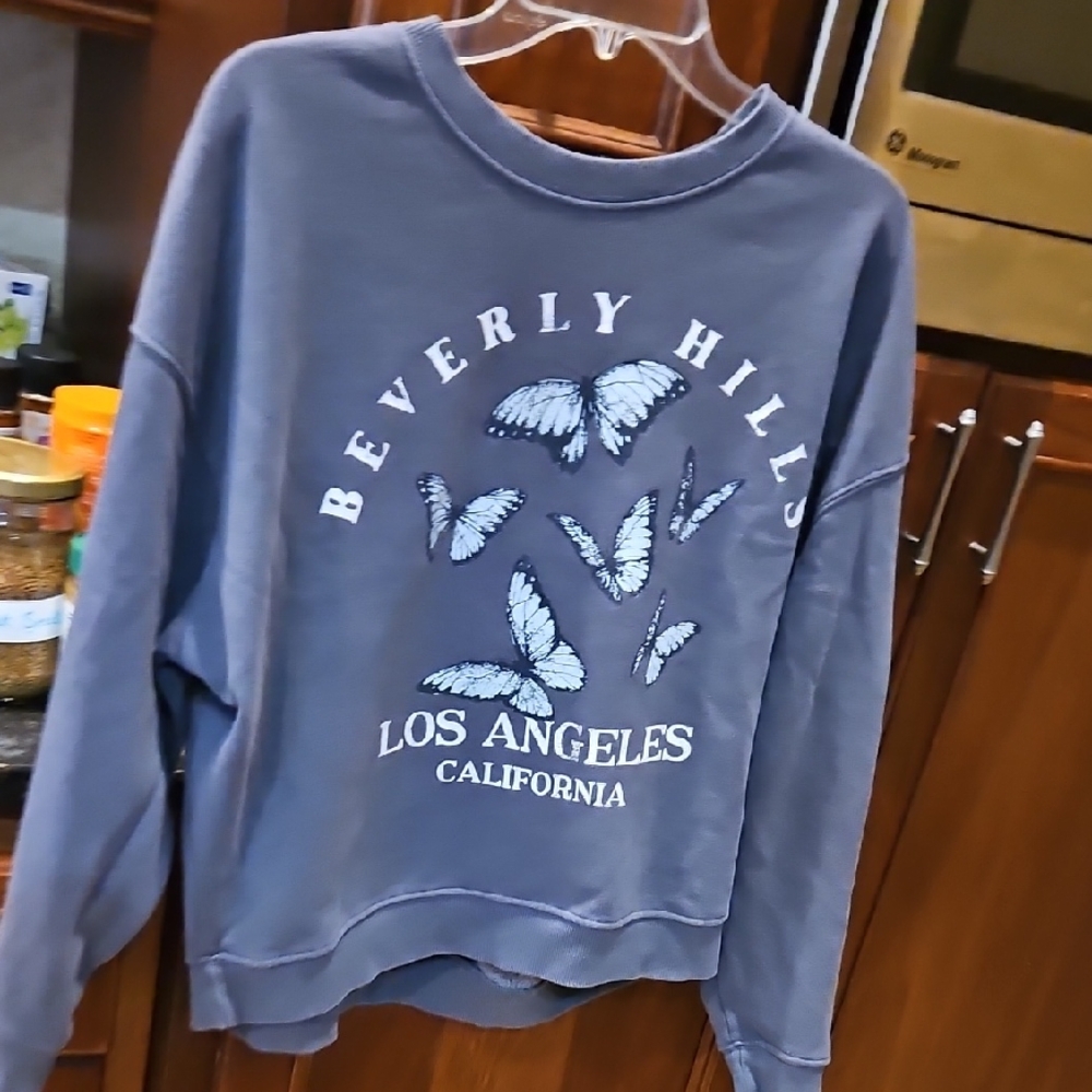 Grayson Threads Beverly Hills Graphic Sweater - Gray